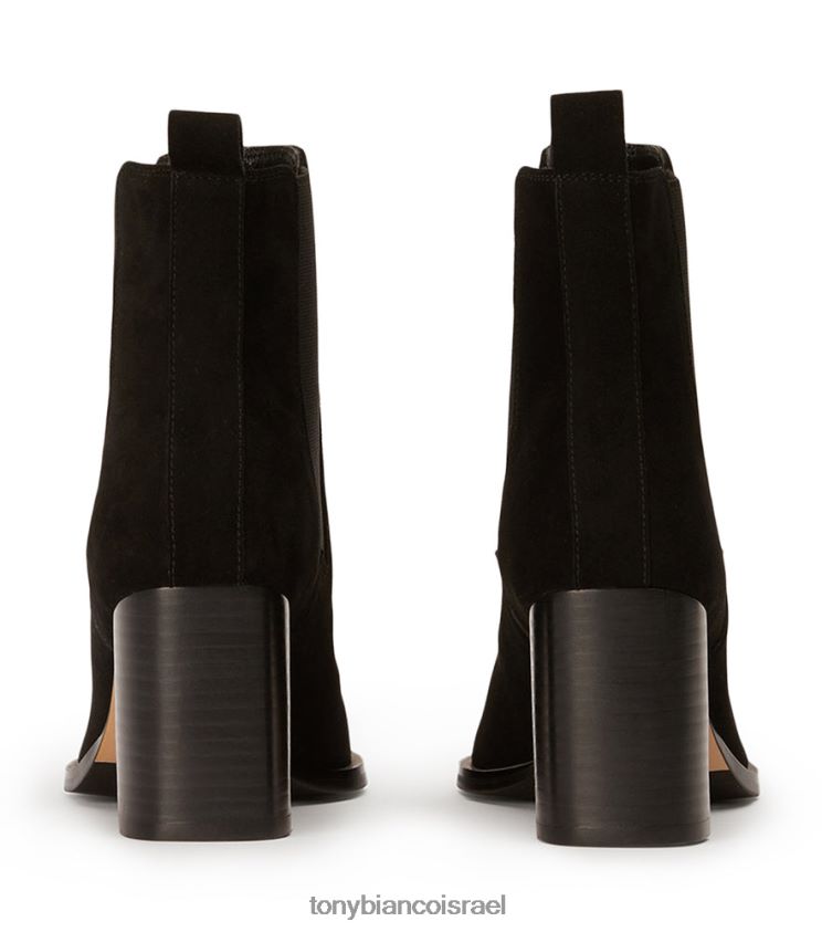 מגפונים | נשים זמש שחור Tony Bianco מגפי קרסול בוכנה 8BNR8T495